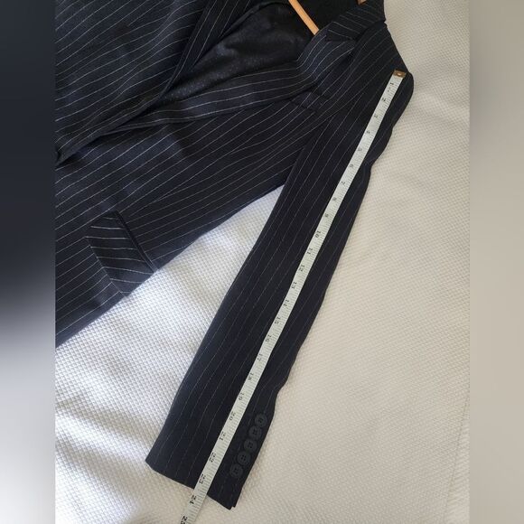 Express button front blazer sport jacket minimalist contemporary - Picture 11 of 16